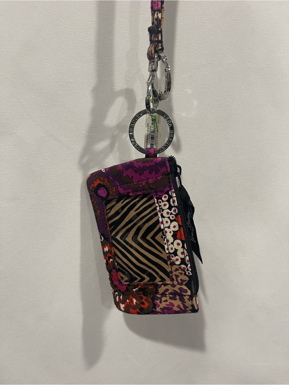 Vera Bradley Purple Multi-Pattern Lanyard